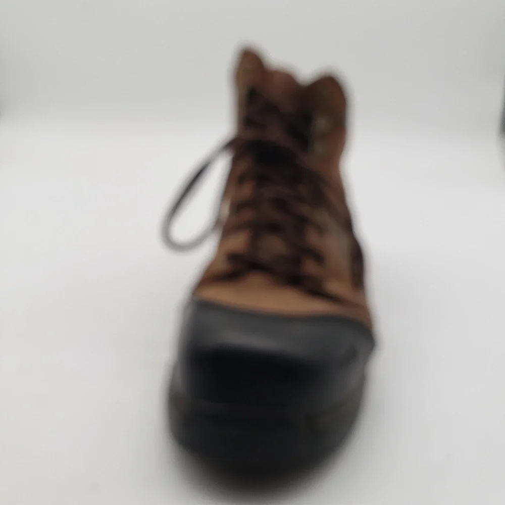 HAWX Boots Mens Size 9.5D‎ Brown Leather Waterproof Comp Toe Work Safety Boots